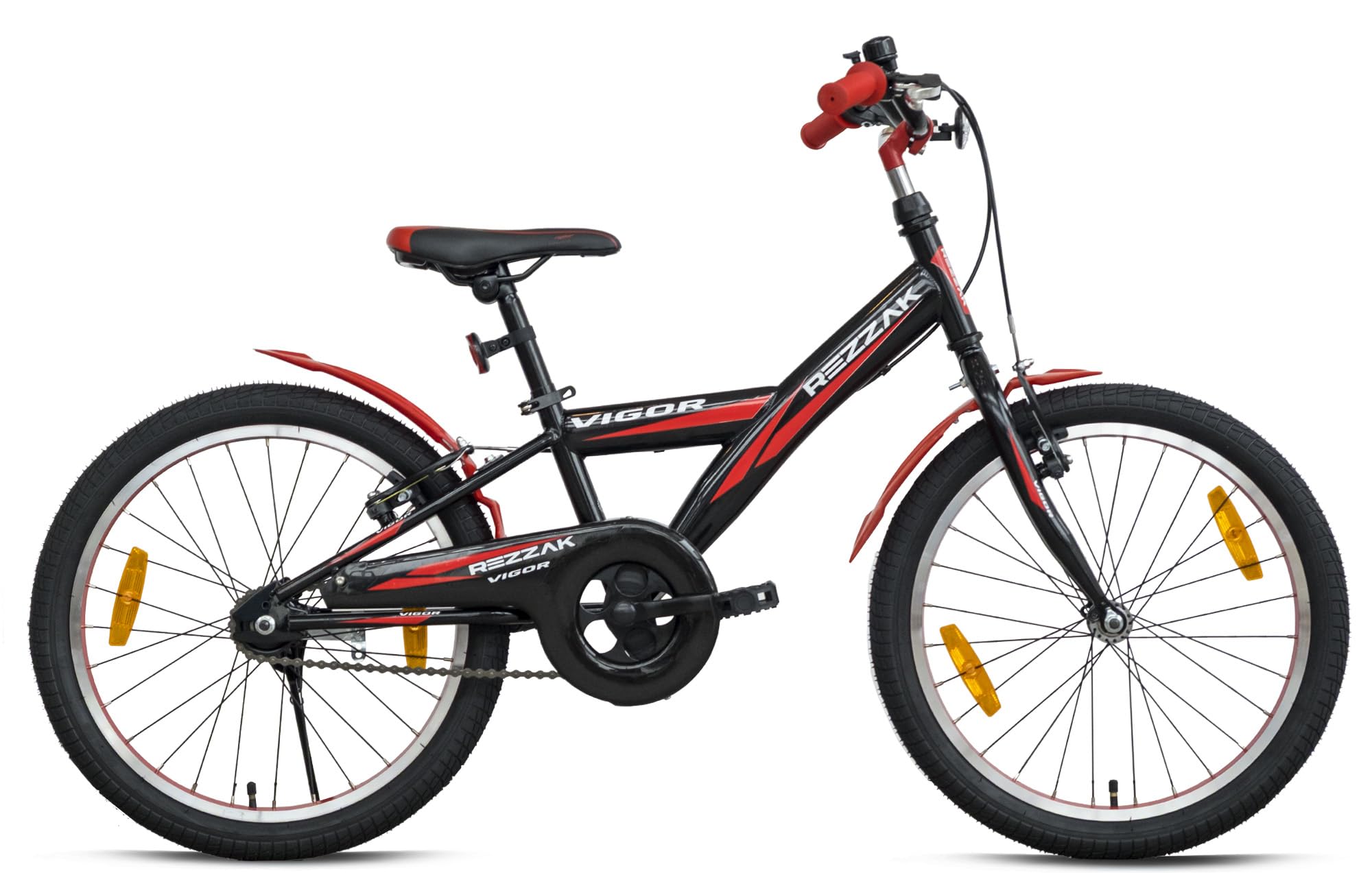 20 Zoll Kinderfahrrad Jungenfahrrad Rad Jungen Fahrrad Rücktrittbremse Schwarz Rot NEU-078