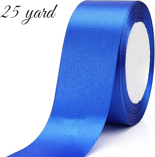 Miniatura 6 de Clmentp Cinta de 25 yardas para envolver regalos, manualidades, decoración de boda, ramos de flores, arreglos de fiesta (1 12 pulgadas x 25 yardas,