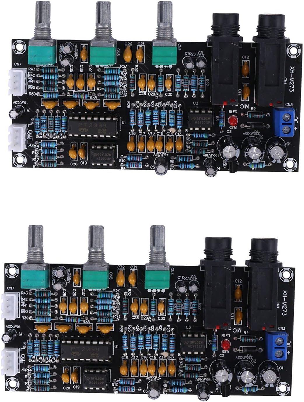 HDYS 2X PT2399 Digital Microphone Amplifier Board Reverberation Karaoke
