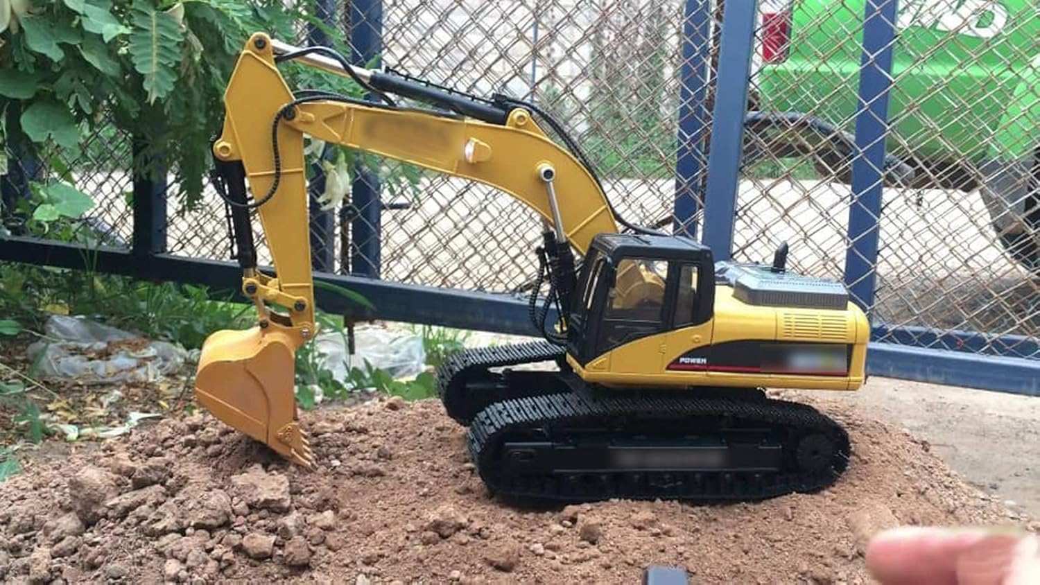 All Metal 580 Simulation Bucket 336D for HuiNa 580 Excavator RC Car