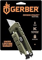 Vista 10 de Gerber Gear Prybrid Utility Cúter con barra de palanca, cuchillo multiherramienta de bolsillo con hoja retráctil, cuchillo para uso diario, gris