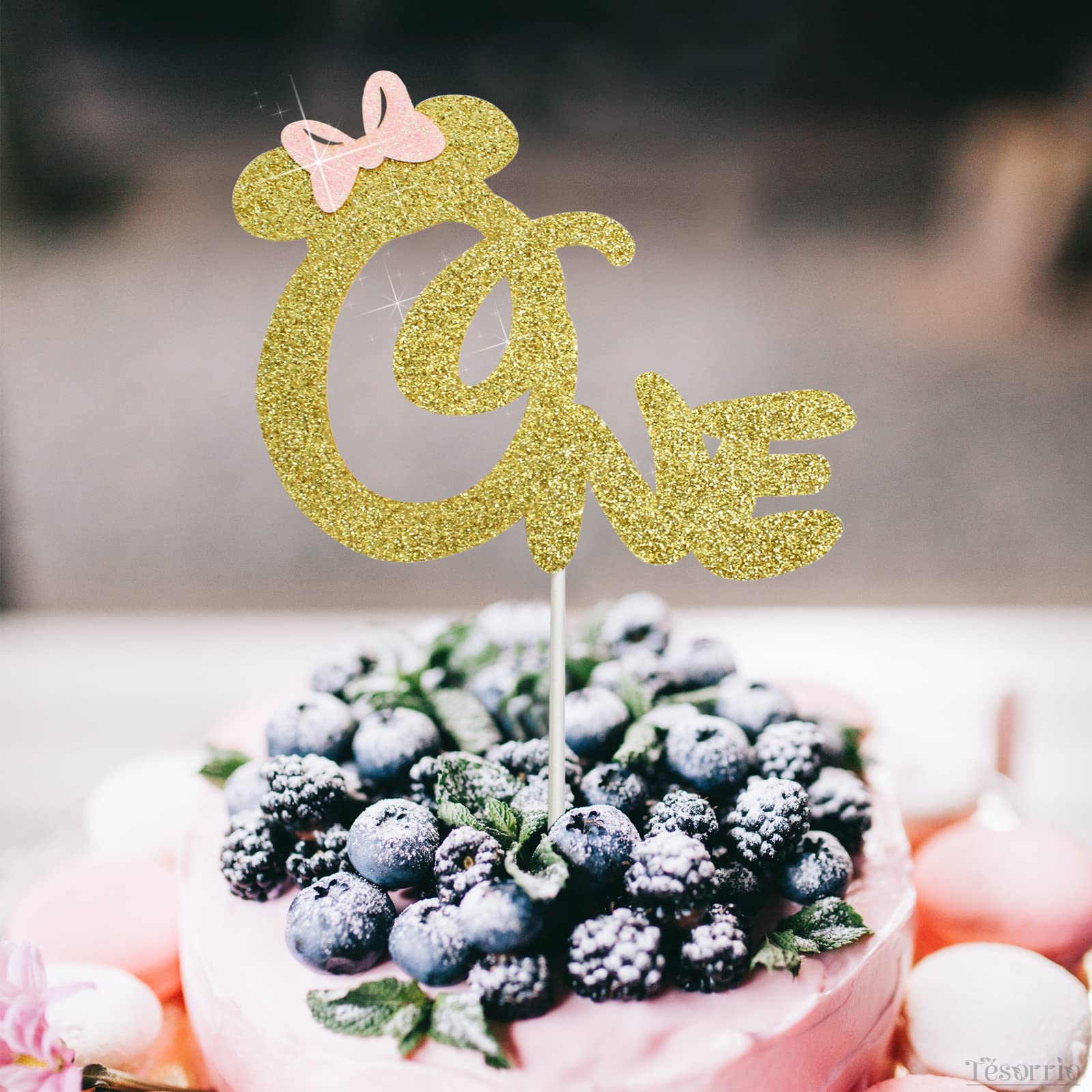 Buy One Year Old Cake Topper First Birthday Cake Topper One Gold