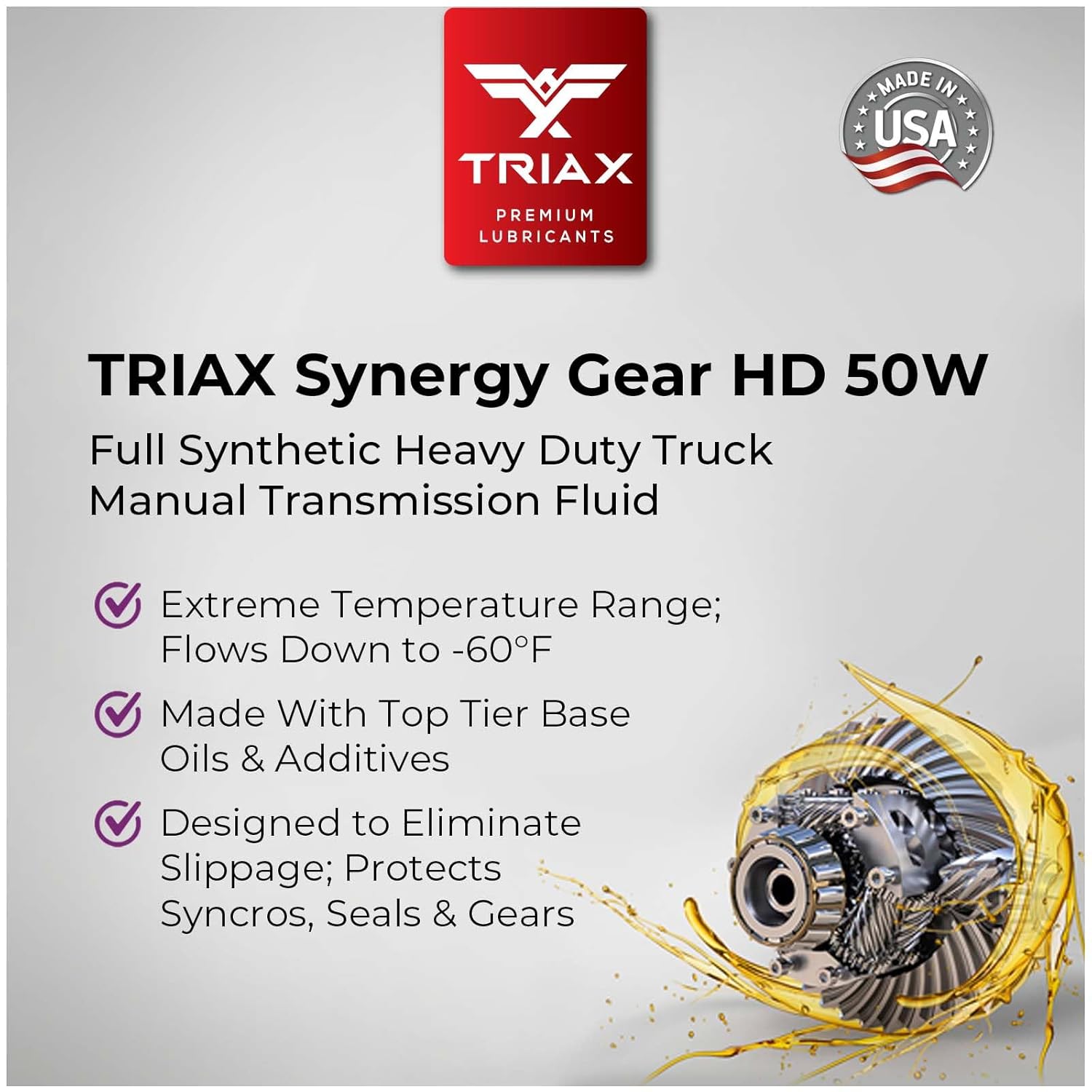 TRIAX Synergy Gear HD 50W features list