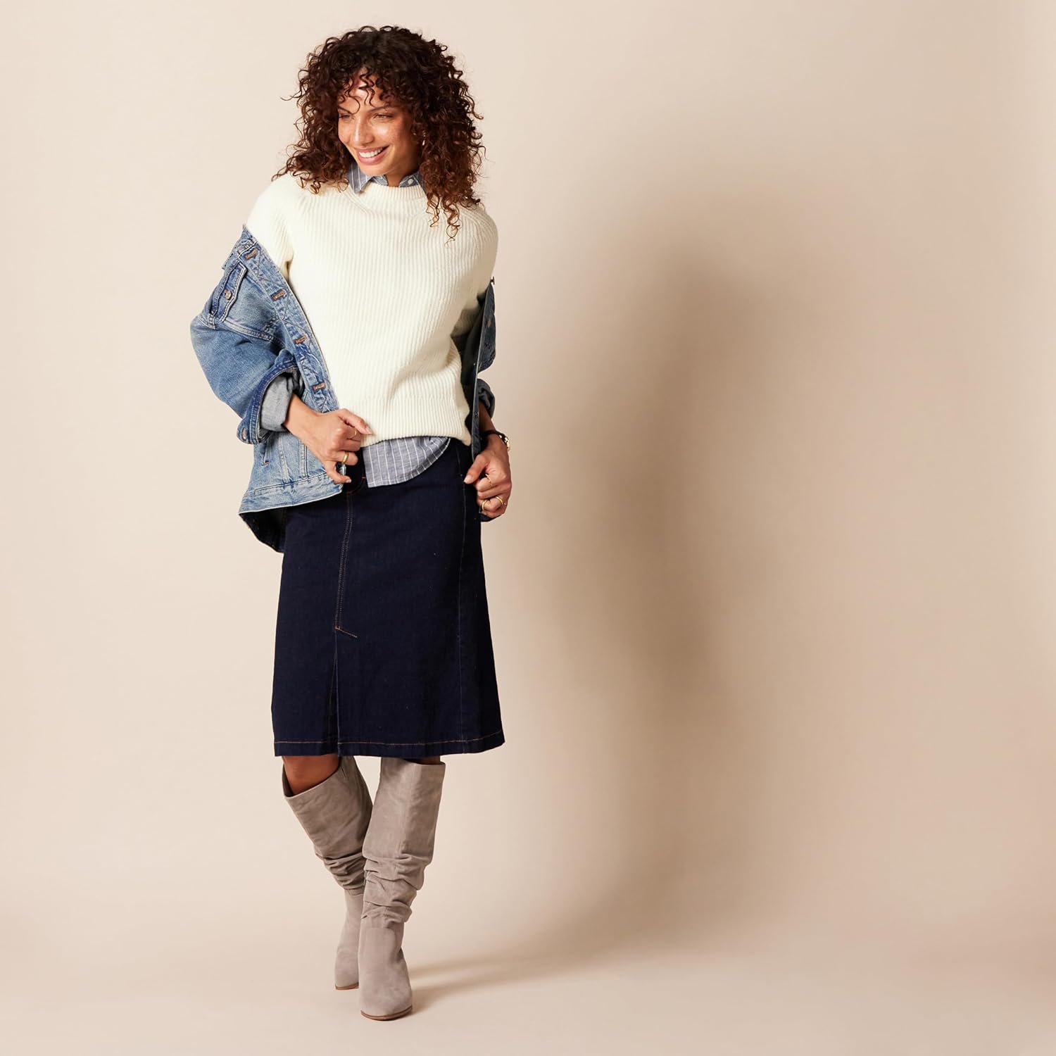 Amazon Essentials Ribbed Long Sleeve Sweaters for Women, Crewneck - Image 5