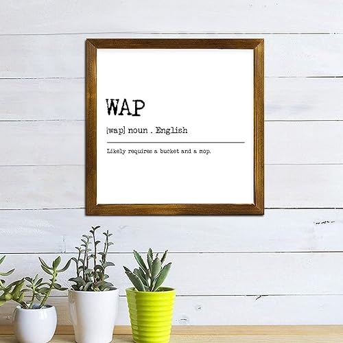 Vista 54 de Farmhouse Wall Decor Sign Smile Dictionary Definition Wood Framed Signs World Meaning Wall Art Rustic Home Decoration Smile for Kitchen Coffee Bar