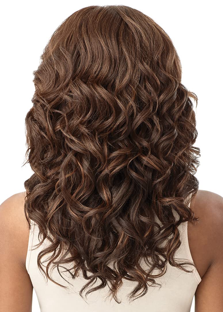 Outre Lace Front Perfect Hairline Fully Hand Tied 13x6 HD Lace Wig FABIENNE (DRFF RED VELVET)