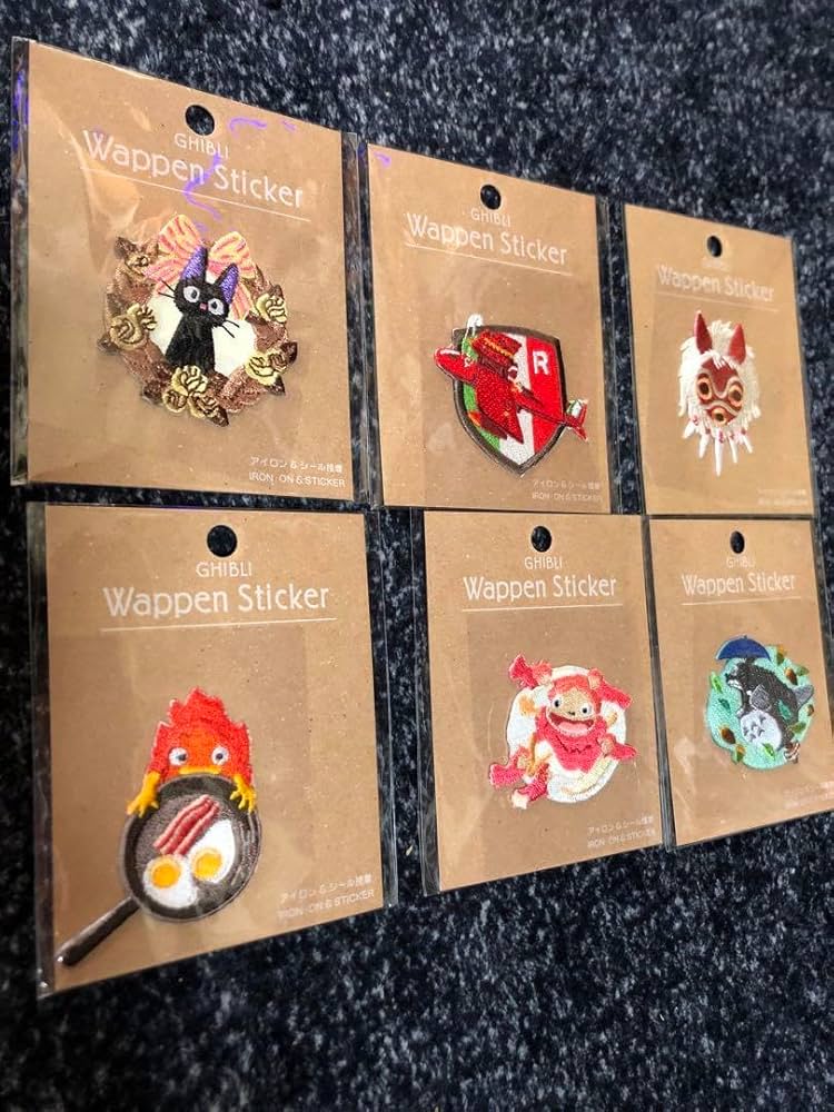 Amazon.co.jp: ジブリパークオリジナル 刺繍ワッペンシリーズ6