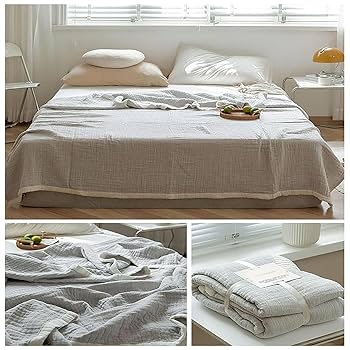 Amazon.co.jp: SeasonWood ガーゼケット シングル オーガニック