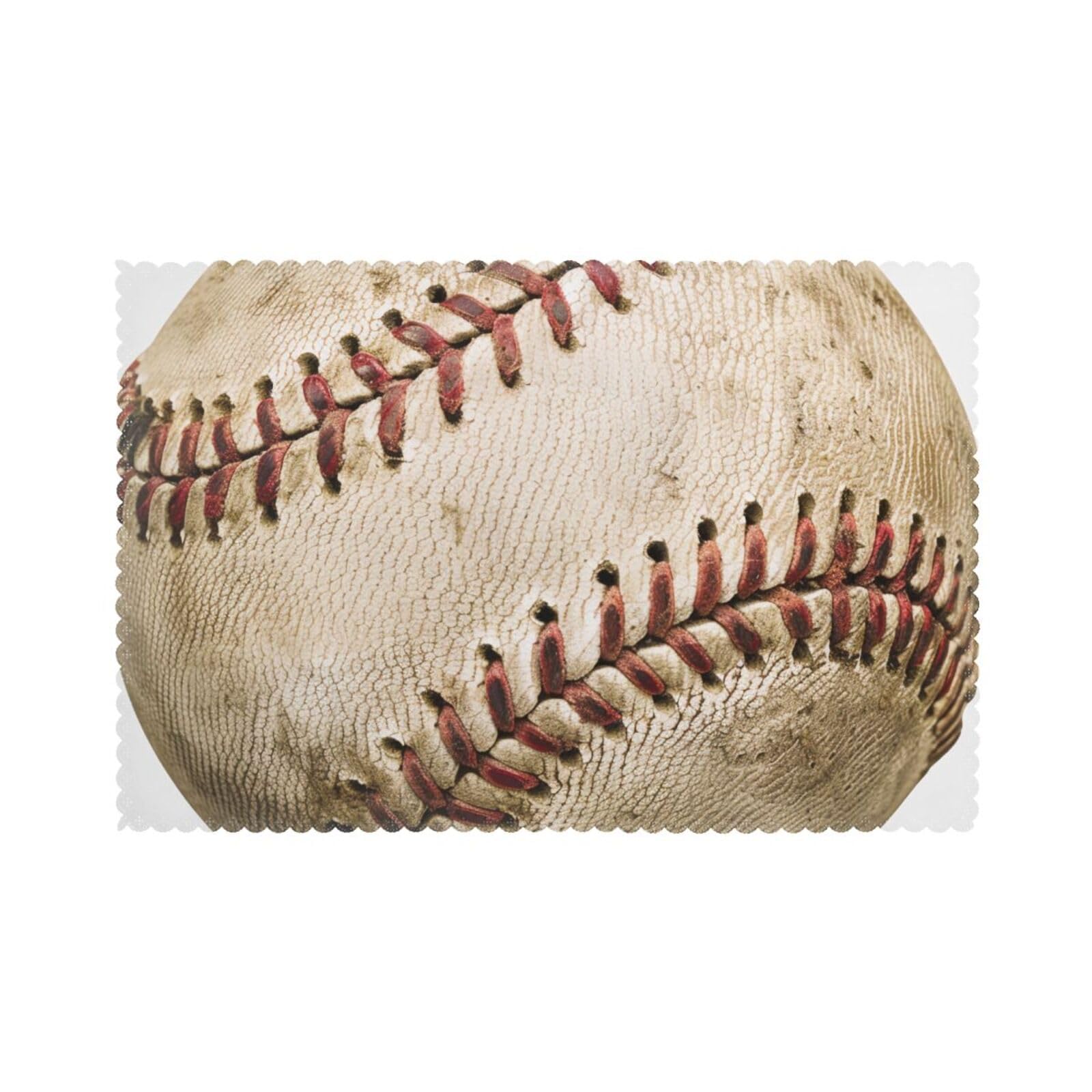Baseball 1 Printed Placemat Heat Resistant Place Mats Set of 6 PCS Washable Kitchen Table Mats, 12x18 Inch