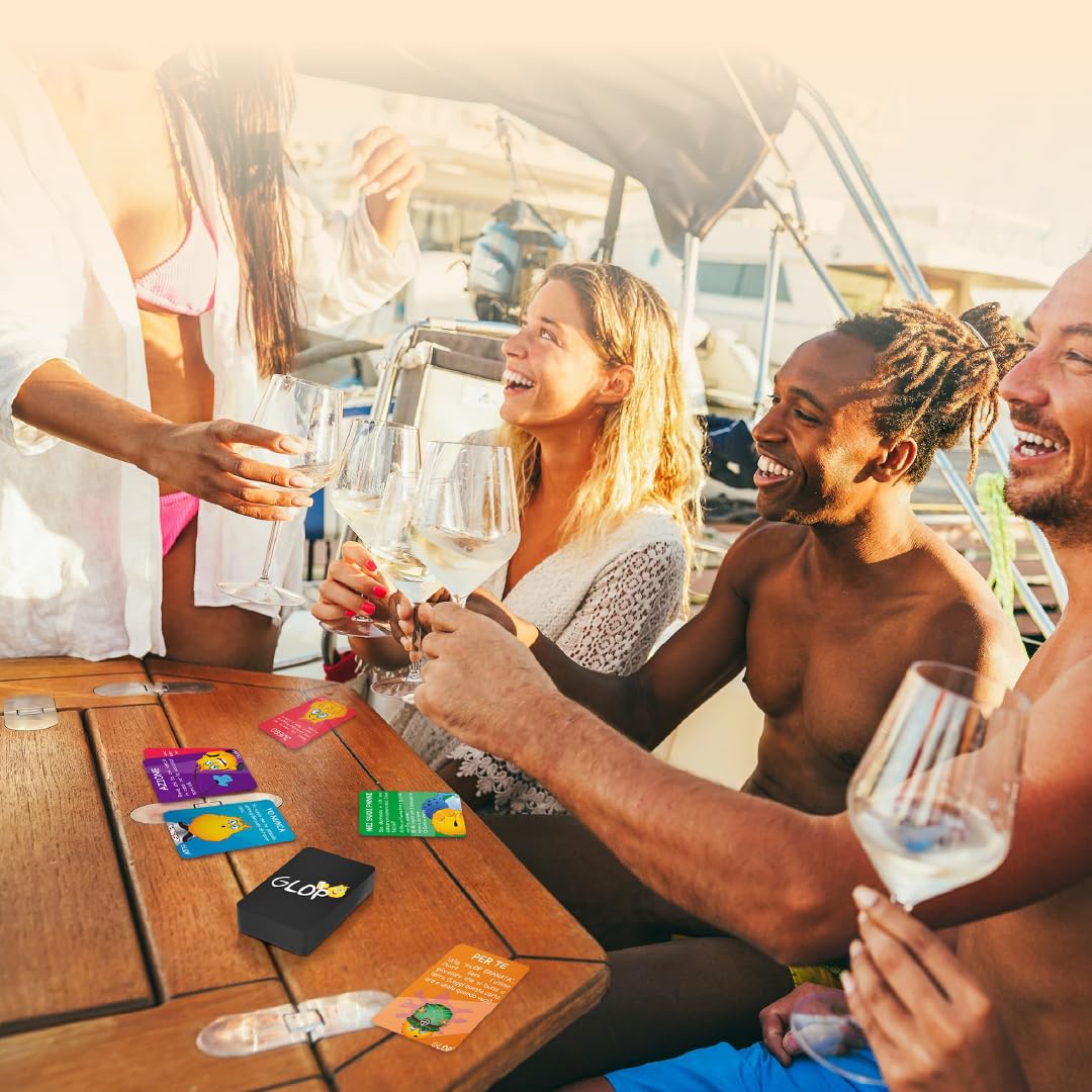 GLOP 400 Carte, Probabilmente i Migliori Giochi da Tavolo Adulti, Giochi per Bere in Italiano, Giochi di società per Feste, Regali Divertenti, Bevi Responsabilmente.