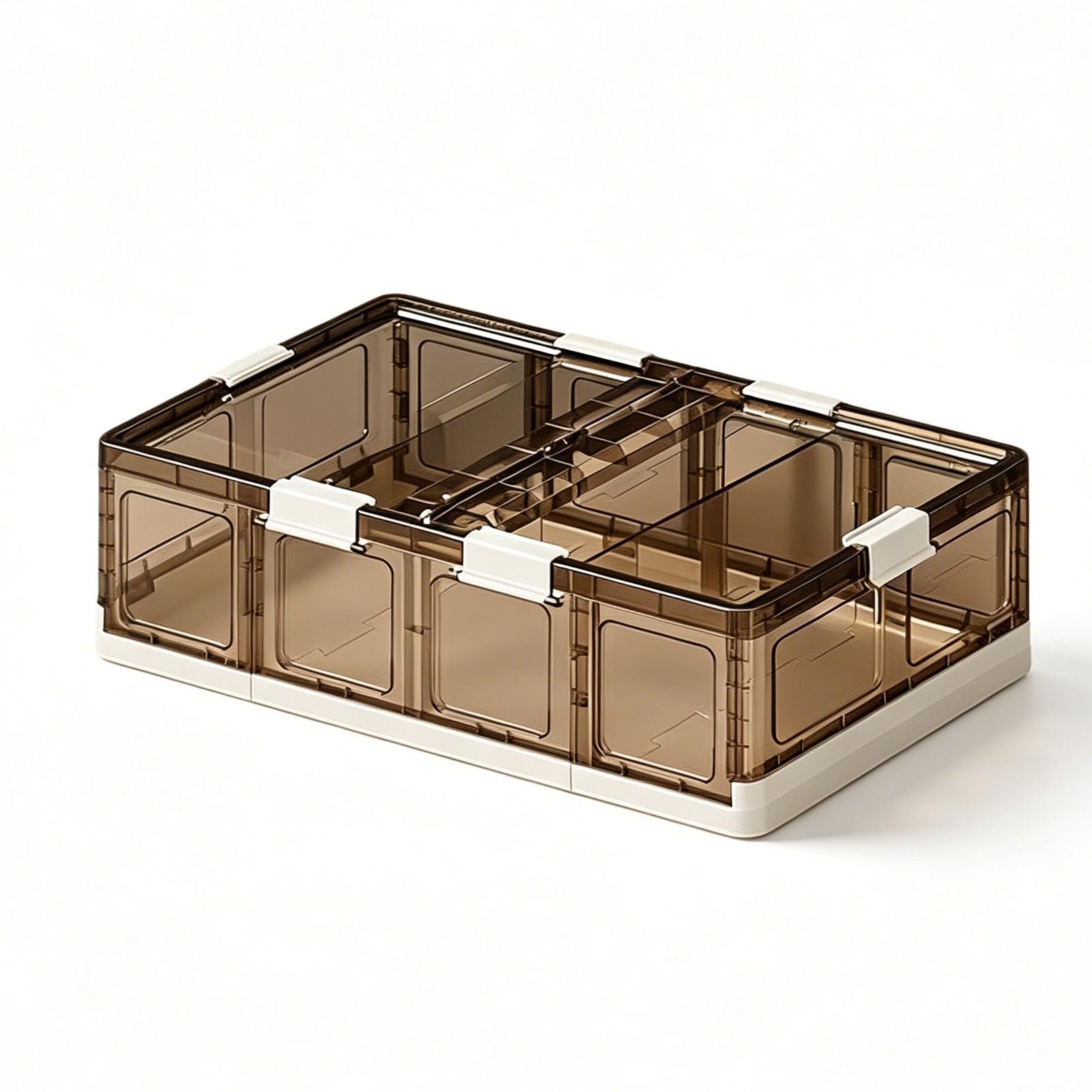 MPGRFJC Under-Bed Storage Boxes with Lids,Clear Storage Boxes,with Wheels