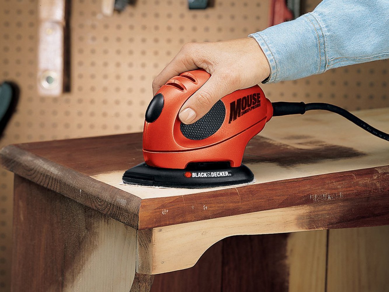 Black+Decker KA161BC-QS - Levigatrice per mouse 55 W, con borsa e 15 accessori