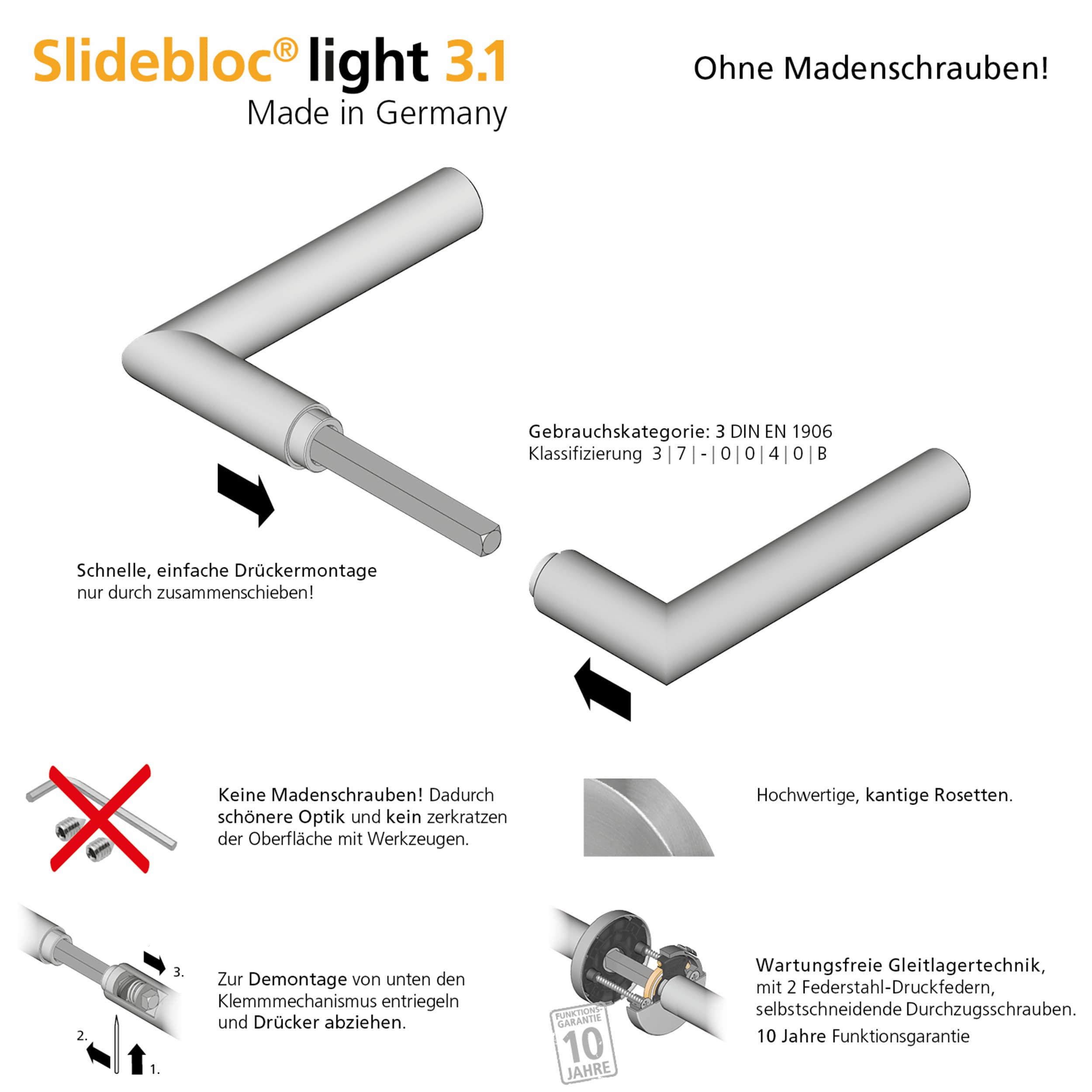 Beschläge Hamburg | Türgriff Türbeschlag | Trondheim scoop SBL 1003 | Türklinken mit WC Rosetten für Bad und Toilette | Drückergarnitur/Türdrücker für Innentüren | rund ø54x9,5 mm in schwarz matt