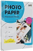 PPD 50 Sheets A4 Inkjet Premium Satin (Lustre) Photo Paper 200gsm Professional Grade PPD-68-50