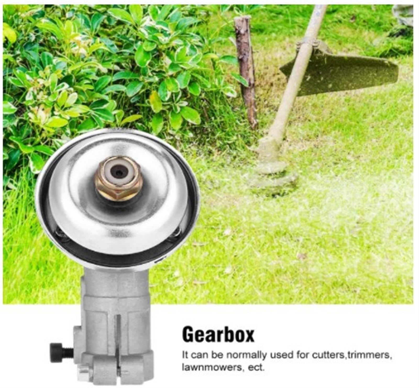 Cabezal de engranaje para cortacésped, repuesto universal para desbrozadoras de 26 mm, accesorios de caja de cambios de 4/7/9/10 dientes, cabezal de engranajes duradero y eficiente
