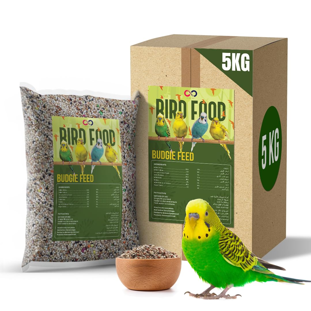Sponsored Ad – Brandsfinity 5kgs Premium Bird Feed for Budgies and Shell Parakeets – Nutrient-Rich Bird Food Blend with Essential Seeds for Vibrant Plumage and Energy