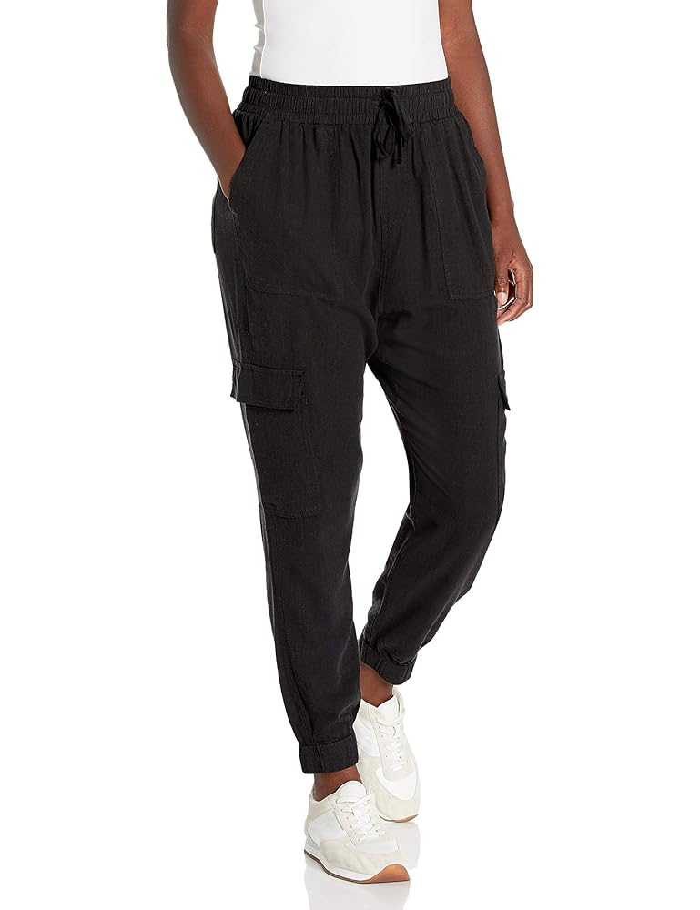 Splendid Women's Bayside Cargo Pant, Black, S at Amazon