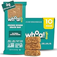 Vista 29 de Whoa Dough - Barras de masa de galletas comestibles, certificadas sin OMG, Kosher y sin gluten, bocadillos saludables, aperitivos a base de plantas