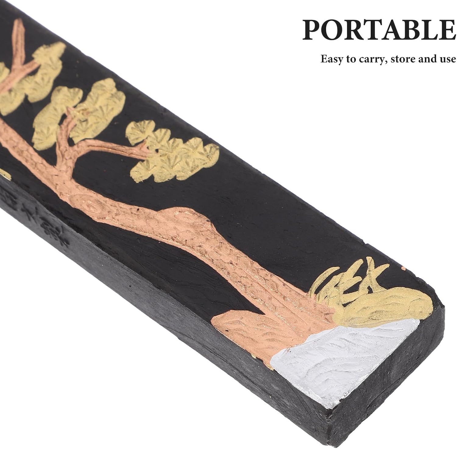 MAGICLULU Chinese Ink Stick for Calligraphy and Painting Handmade Pine-soot Ink Block with Smooth Application and Easy to Store for Learning and Professional Artists One