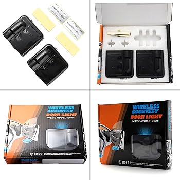 Amazon.com: Qkxmpypl Car Door Lights Logo Projector
