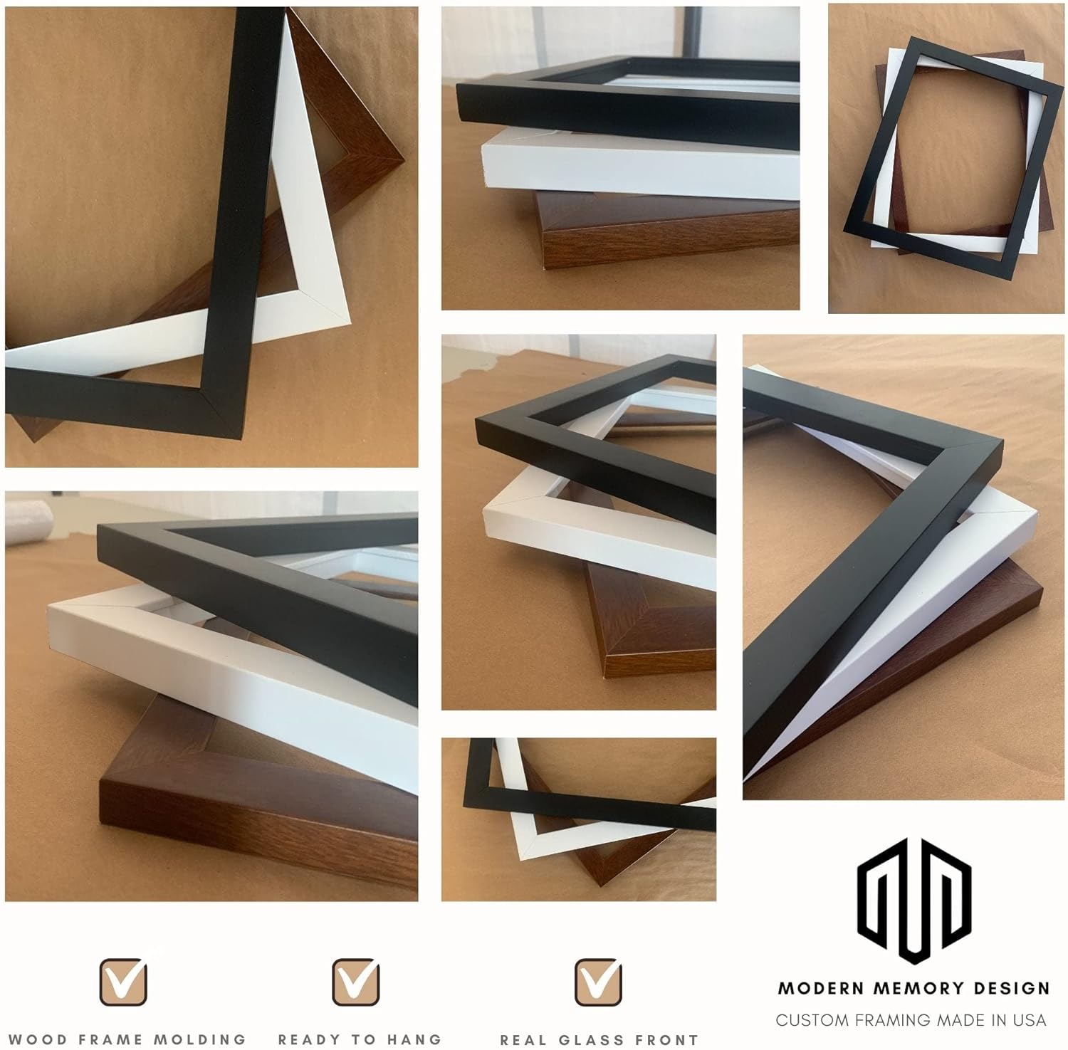 4 x 10 Picture Frames, 4 x 10 Frames, Picture Frame 4 x 10, Picture Frames, 4 x 10 Frame, Custom Picture Frames, Black Picture Frame, Poster (White, 4 x 10)