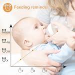 VTimes Baby Monitor No WiFi, 5" Screen Video Baby Monitor with 32Hr Battery, Pan-Tilt-Zoom Camera, VOX Mode, Two-Way Audio, Night Vision, Temperature Display, Lullabies, 1000ft Long Range