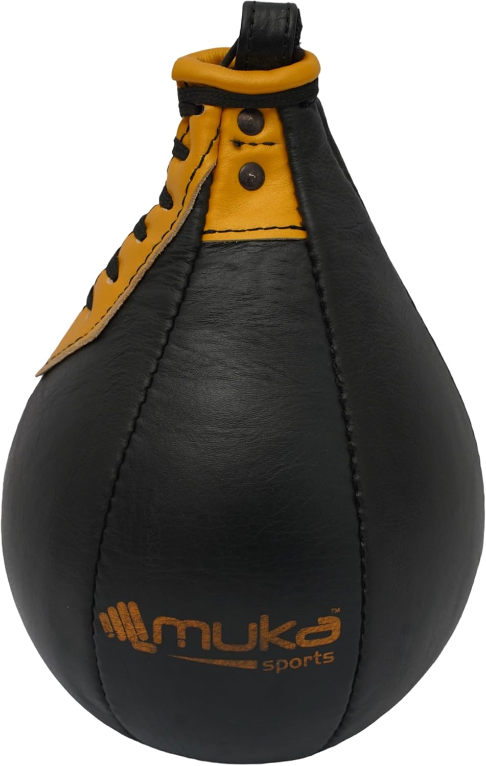 Boxing Speed Bag - Leather Punching Bag, Heavy Duty Boxing Ball for Gym - Home Gym Punching Bag, Muay Thai Training Swivel Ball - Speed Reflex Ball for MMA Sport & Fitness