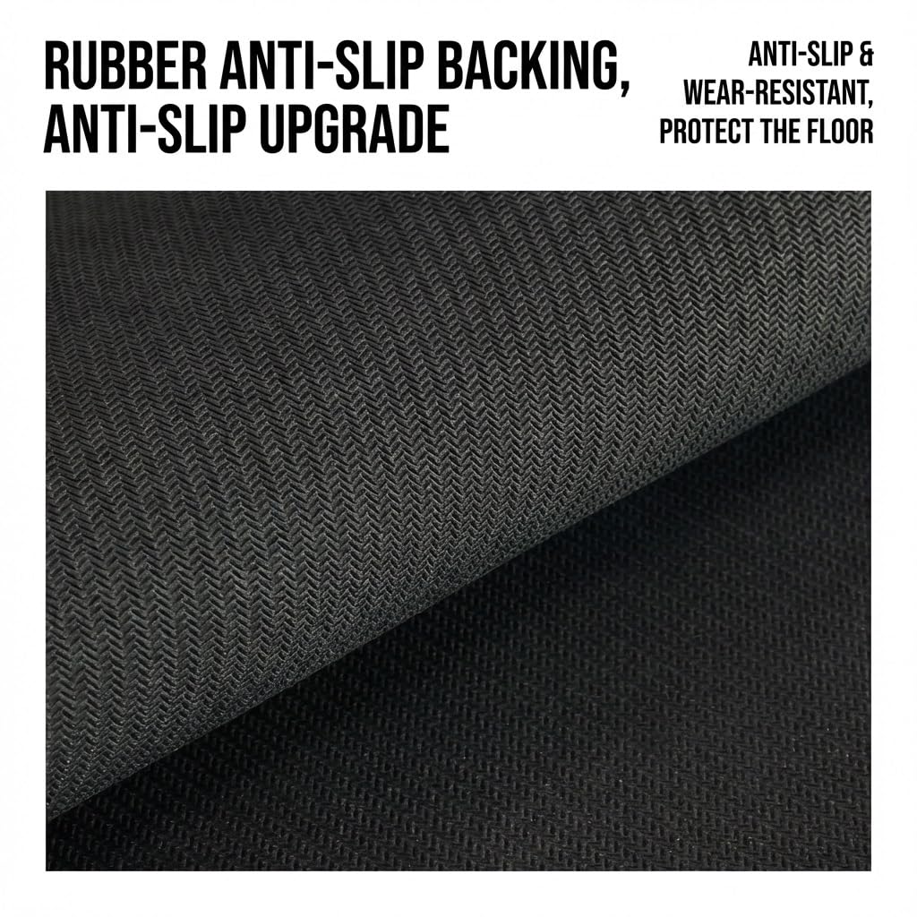 Tapis de Cuisine géométriques industriels – Tapis Anti-Fatigue Anthracite/Gris avec Rayures et Patchwork, antidérapant for évier de Cuisine, buanderie(Gray,50x180CM)