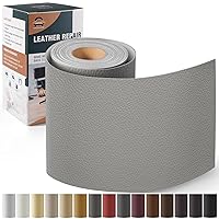 Vista 39 de Kit de reparación de cuero para muebles de 4 x 63 pulgadas, parche de reparación de cinta de cuero autoadhesivo para sofá, kit de parches
