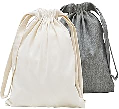 DuneDesign 2 Organisateurs de Voyage à l'Aspect Lin - 32x32cm Pochette Vetement Voyage - Organisateur Sac a Dos Sac Linge Sale Voyage Vacances Accessoires - Travel Bag Organizer Sac Tissu Rangement
