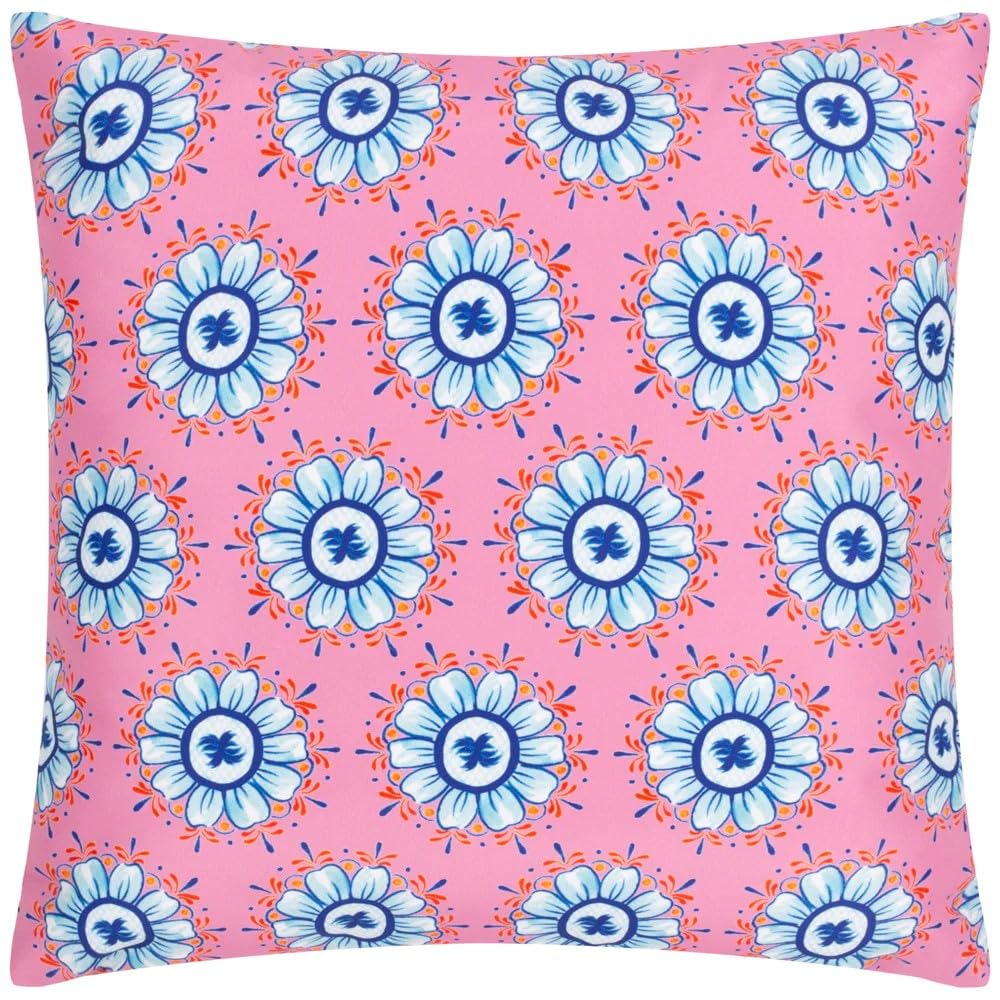 furn. Melhoun Abstract Floral Cushion Cover, Multicolour, Square - Image 3