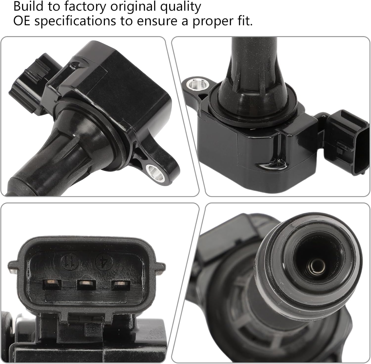 UF349 Pack of 6 Ignition Coil Pack and Spark Plugs Compatible with 2002-2006 Altima/2005-2019 Frontier/2001-2008 Maxima/2003-2008 Murano/Quest/Pathfinder/I35/QX4 3.0L/3.5L/4.0L OEM 224488J115, C1406