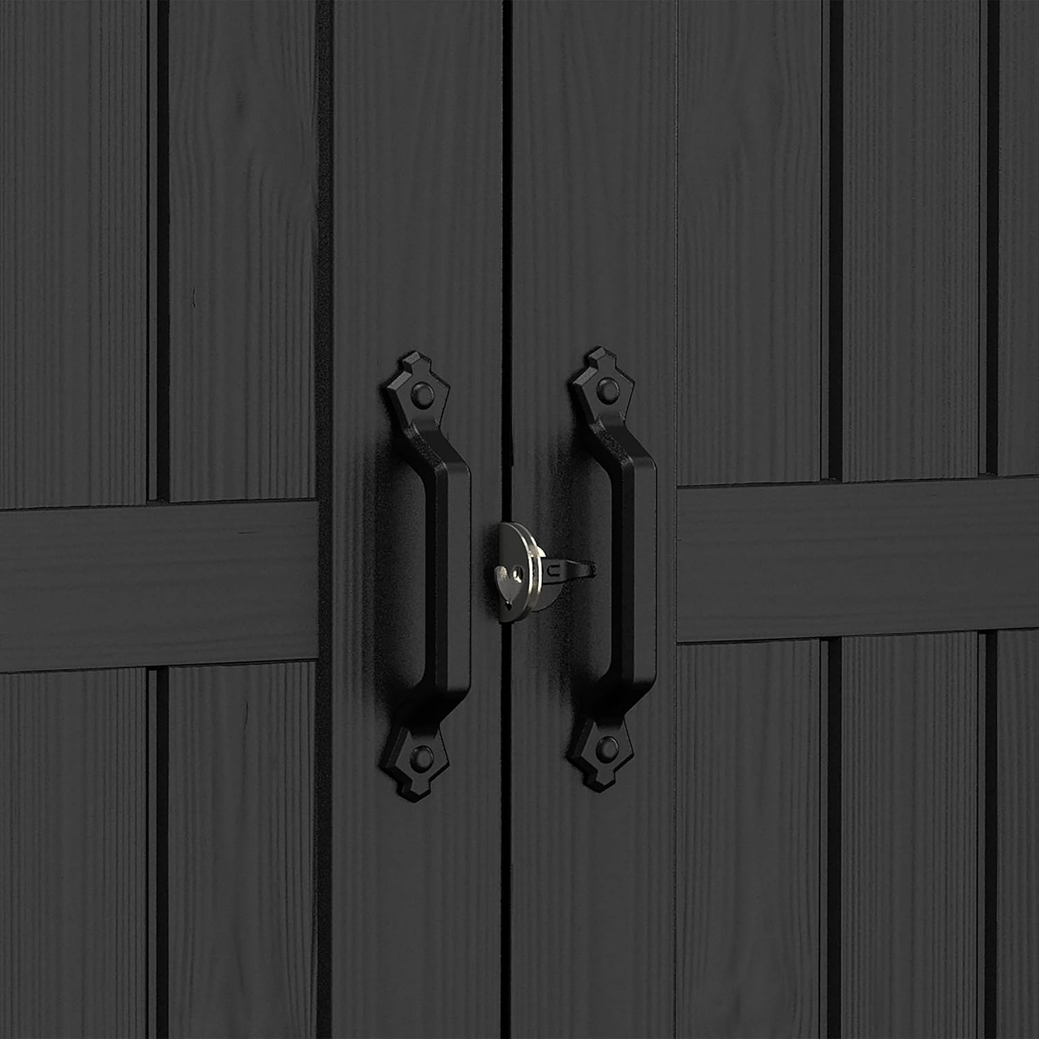 Keter Premier Apex 759 shed door handles and lock