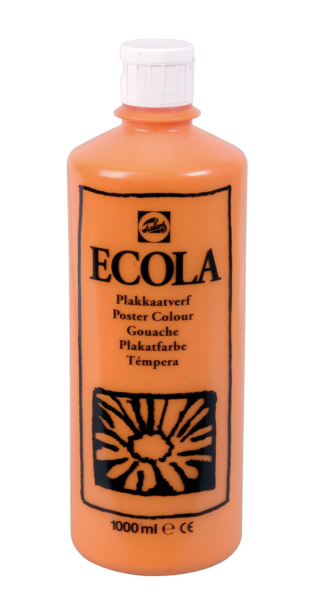 Peinture Orange Talens 1000 ml pour les ateliers créatifs des enfants