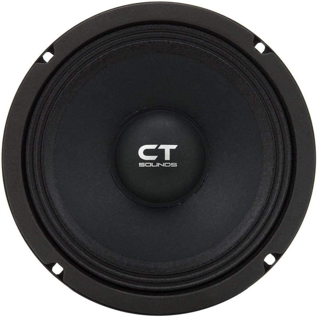 CT Sounds 10 Inch Car Audio Shallow Speaker - 4 Ohm Impedance, 100W (RMS) | 200W (MAX) Power Per Speaker, Midrange, 2" Voice Coil, Cloth Edge Surround โ Tropo PA 10