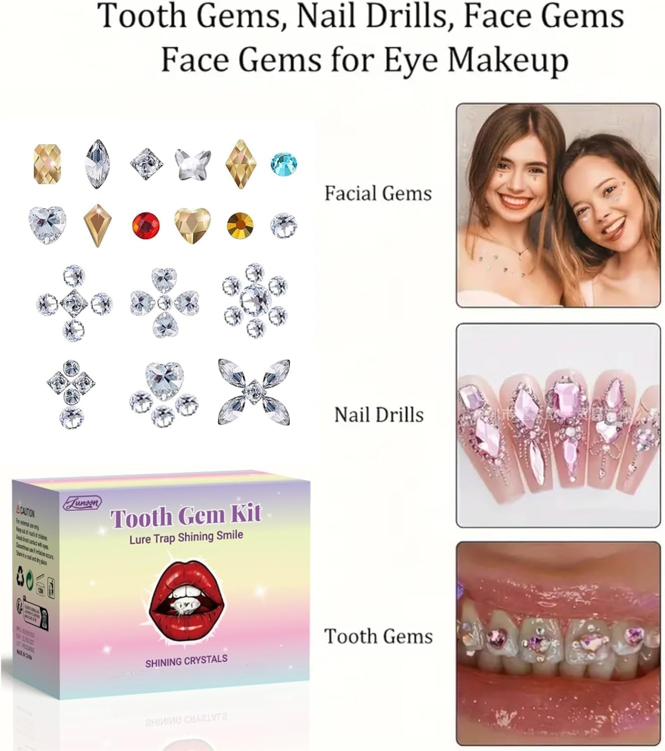Tooth Gem Kit, High-Shine Crystal