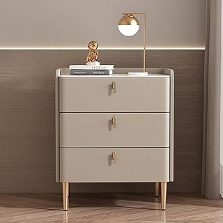 Beauenty Modern Nightstand with 3 Drawers