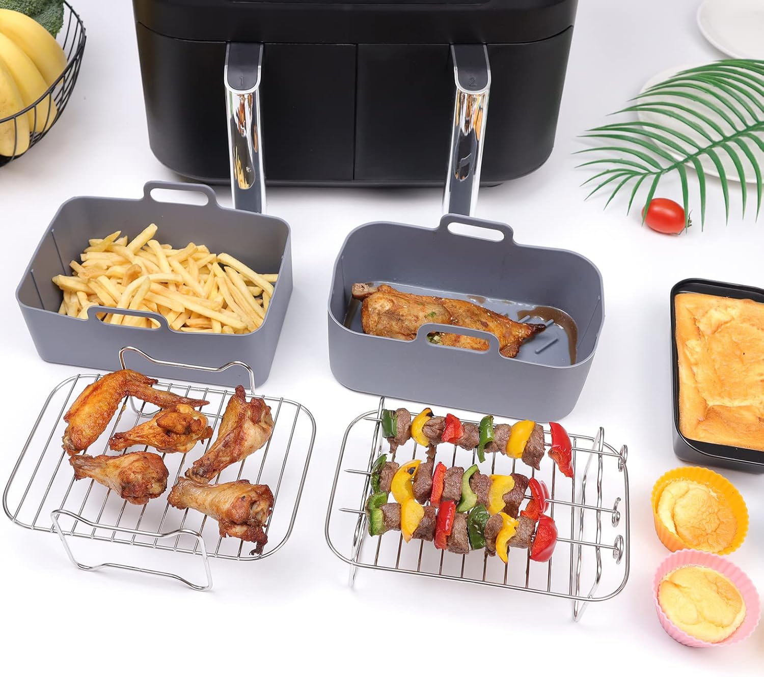 Lamapee Accessori per friggitrice ad aria per friggitrice ad aria a doppia zona Ninja AF300UK Lamapee Accessori per friggitrice ad aria per friggitrice ad aria a doppia zona Ninja AF300UK