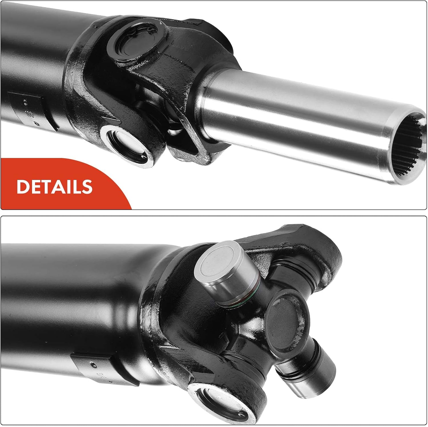A-Premium Rear Drive Shaft Driveshaft Assembly Compatible with GMC Yukon XL 2500 2001-2006 & Chevrolet Suburban 2500 2001-2006, Avalanche 2500 2002-2006, 4WD, Replace# 15200025, Complete Prop Shaft