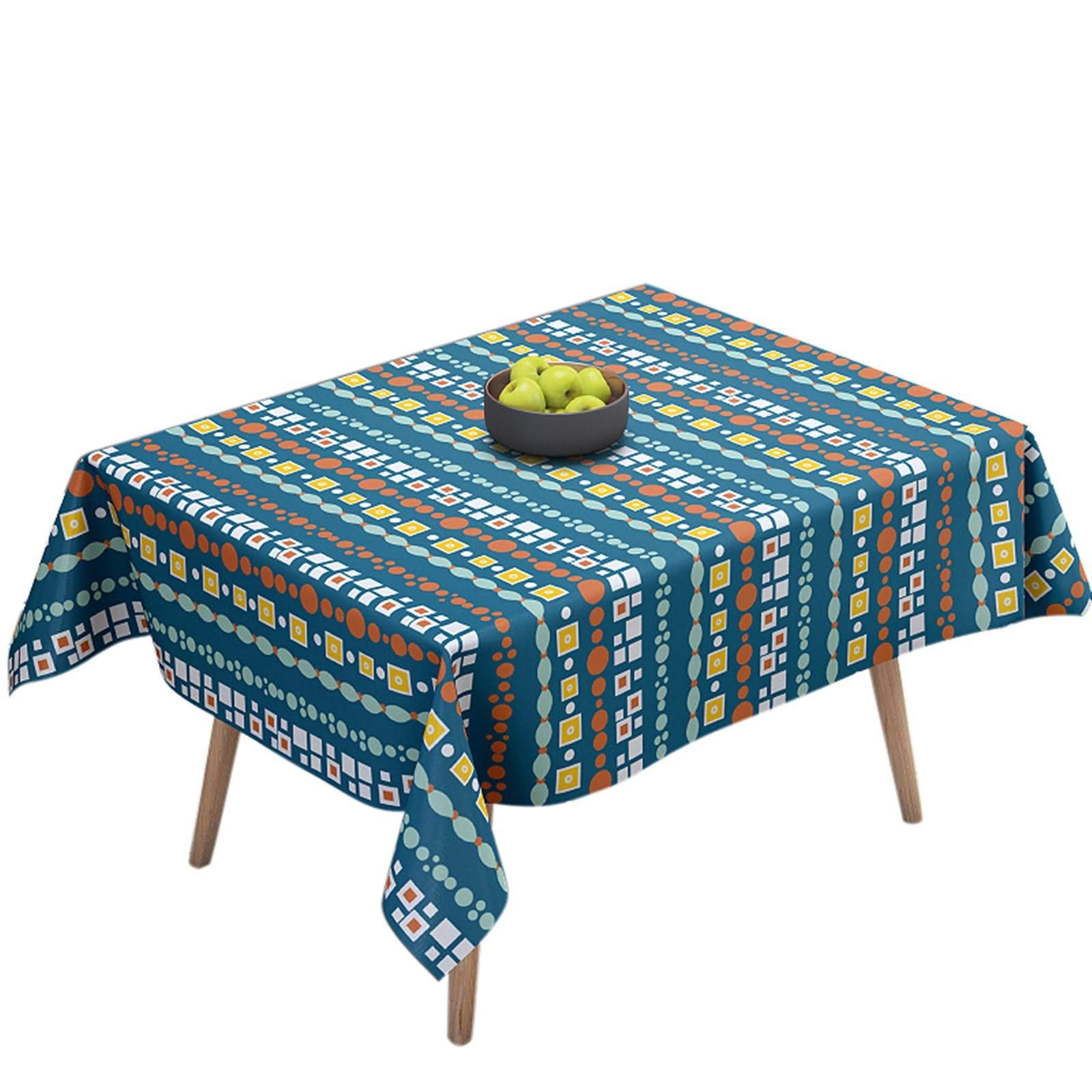 Nappe coton lin 140x180cm pour protéger et embellir la table