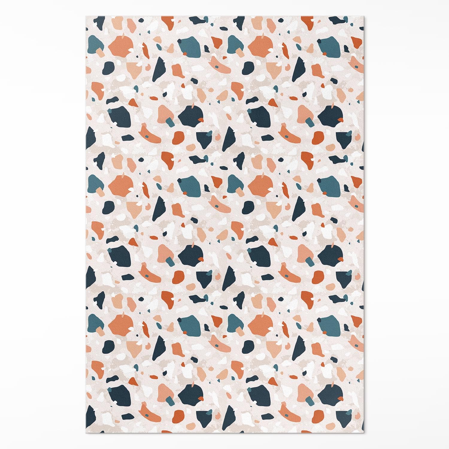 Tapis en vinyle 140x210 cm rectangulaire Floorart Design coloris grès pastel