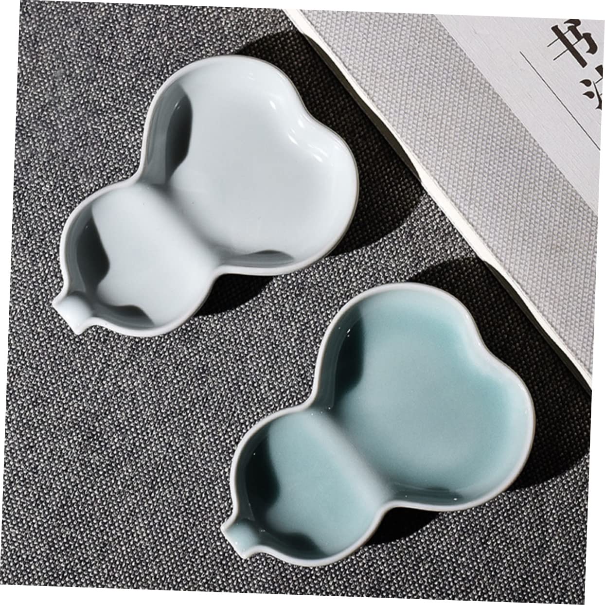 LALAFINA 3stücke Gourd-förmige Tintenplatte Für Kalligraphie Multifunktionale Wasser Und Tintenbehälter Eleganter Pinselhalter Für Chinesische Kalligrafie Und Tuschmalerei
