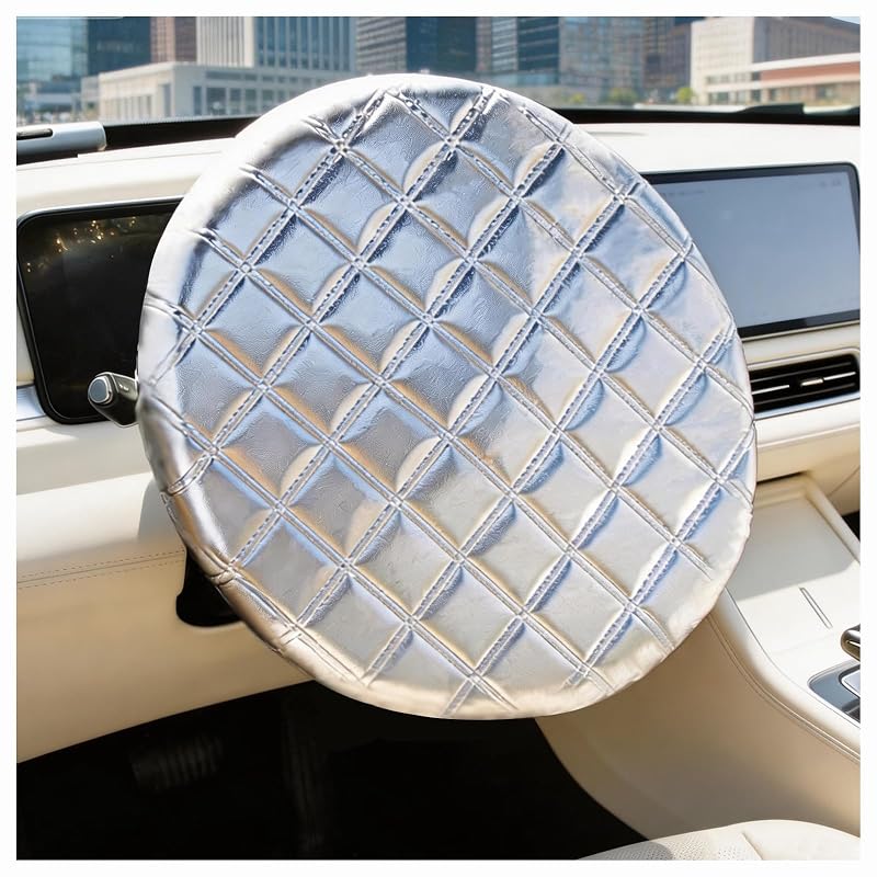 Capa Solar para Volante SPGICRM com Filme de Alumínio e Estrutura de 3 Camadas para Carros e SUVs
