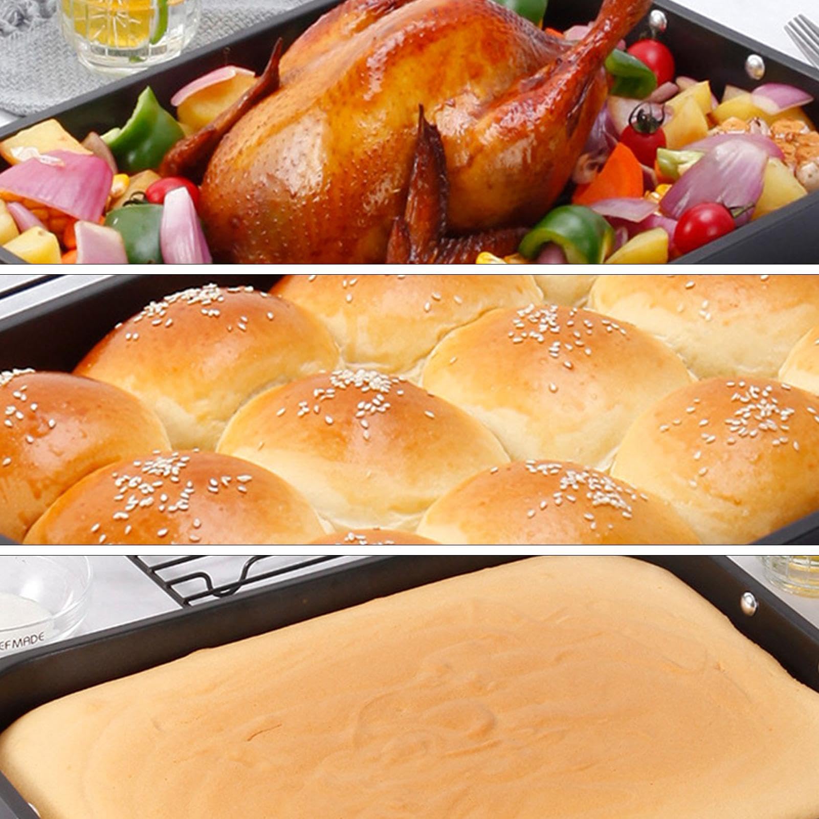 Bratpfannen für Öfen, Gemüsegrillkorb Camping BBQ Grilltabletts