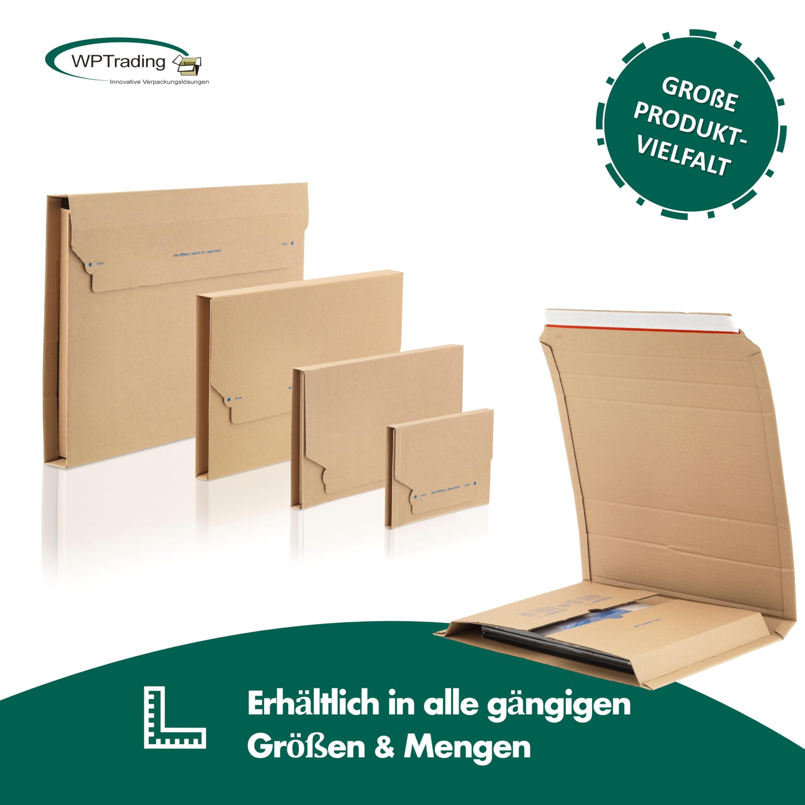 Verpacking 25 Maxibriefkartons 240x160x45mm DIN A5 Weiss MB-3 Maxibrief für Warensendung DHL DPD