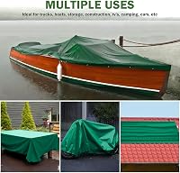 SHANNA 440g/m² Vízálló Ponyva Szemesekkel - 3x3m Nehéz PVC Védőtakaró Kerti Bútorokhoz, Fához, Trambulinhoz, Autóhoz - UV-Álló és Szakadásál 7
