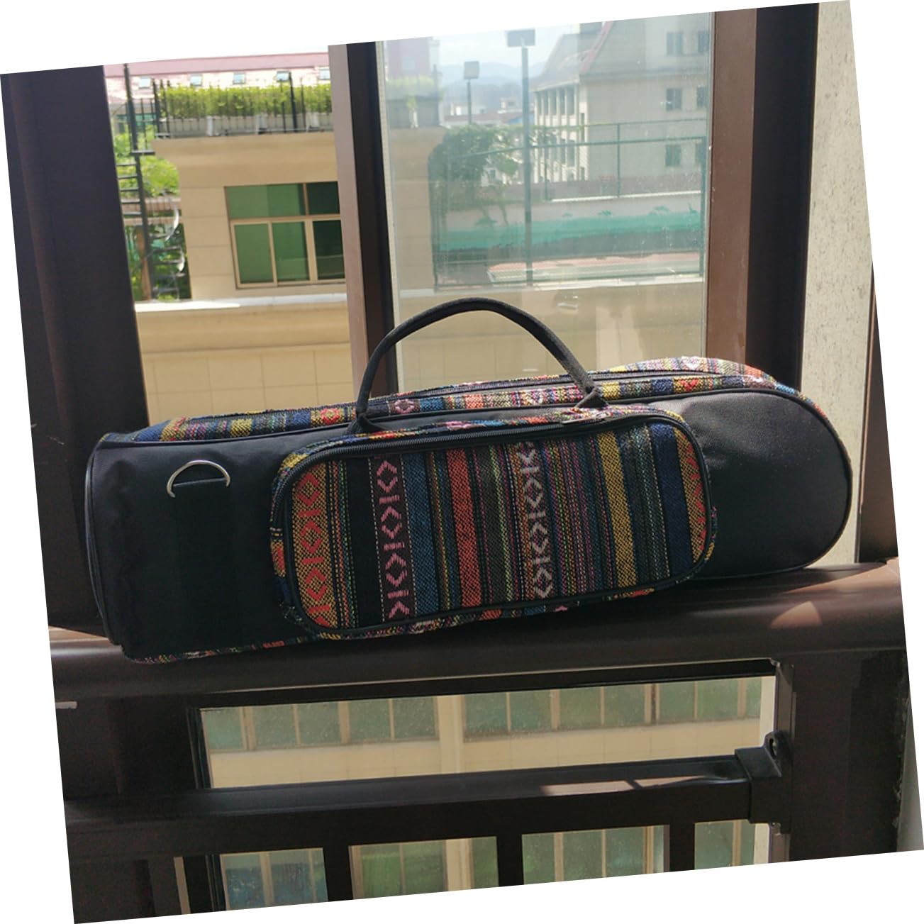 Sosoport Bolsa Portátil para Instrumento de Viento de Tela Oxford, Funda de Transporte para Instrumentos Musicales Asa y Correa
