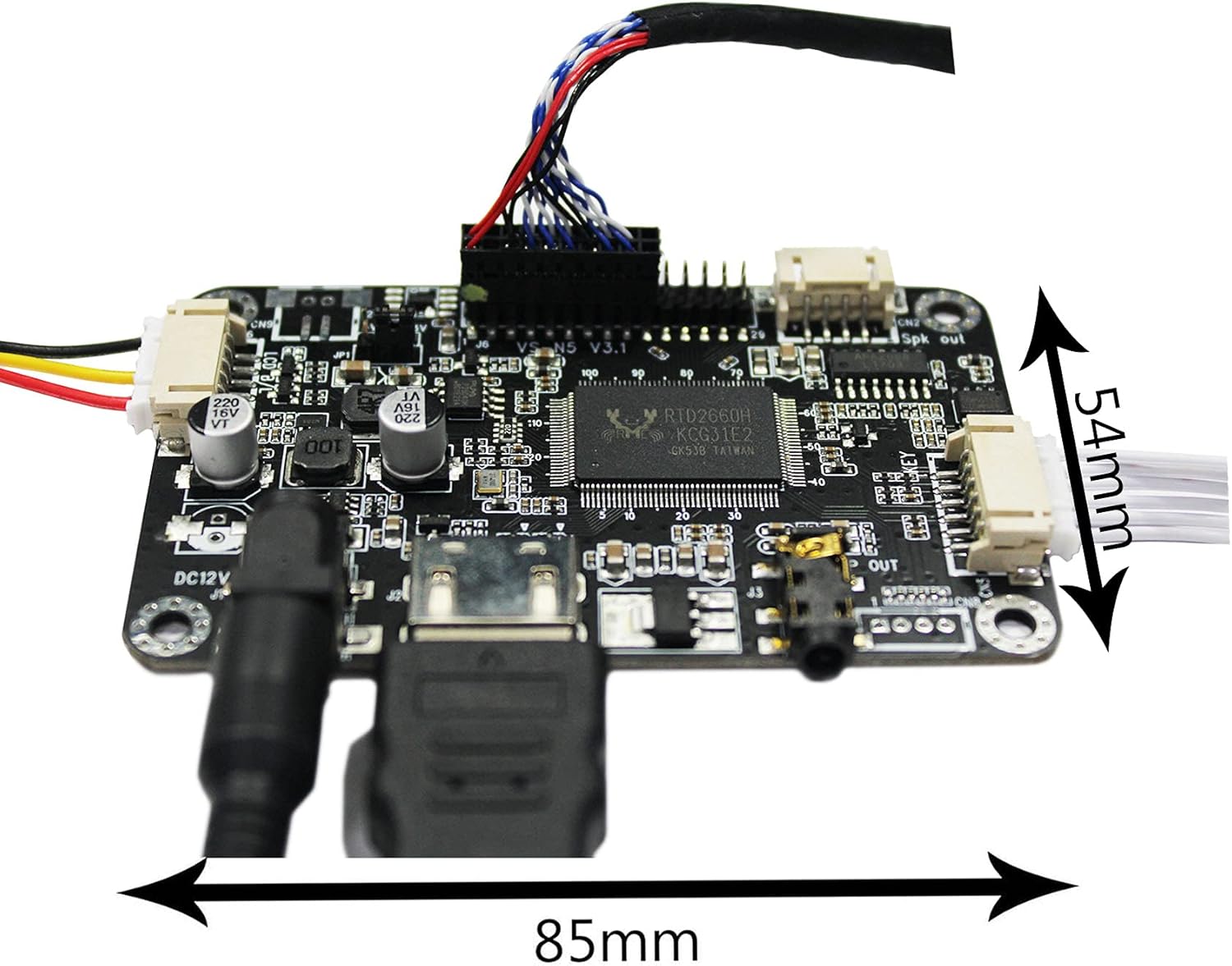 VSDISPLAY 12.1" 12.1 Inch 1024X768 LCD Screen VS121T-001A with Audio LCD Controller Board