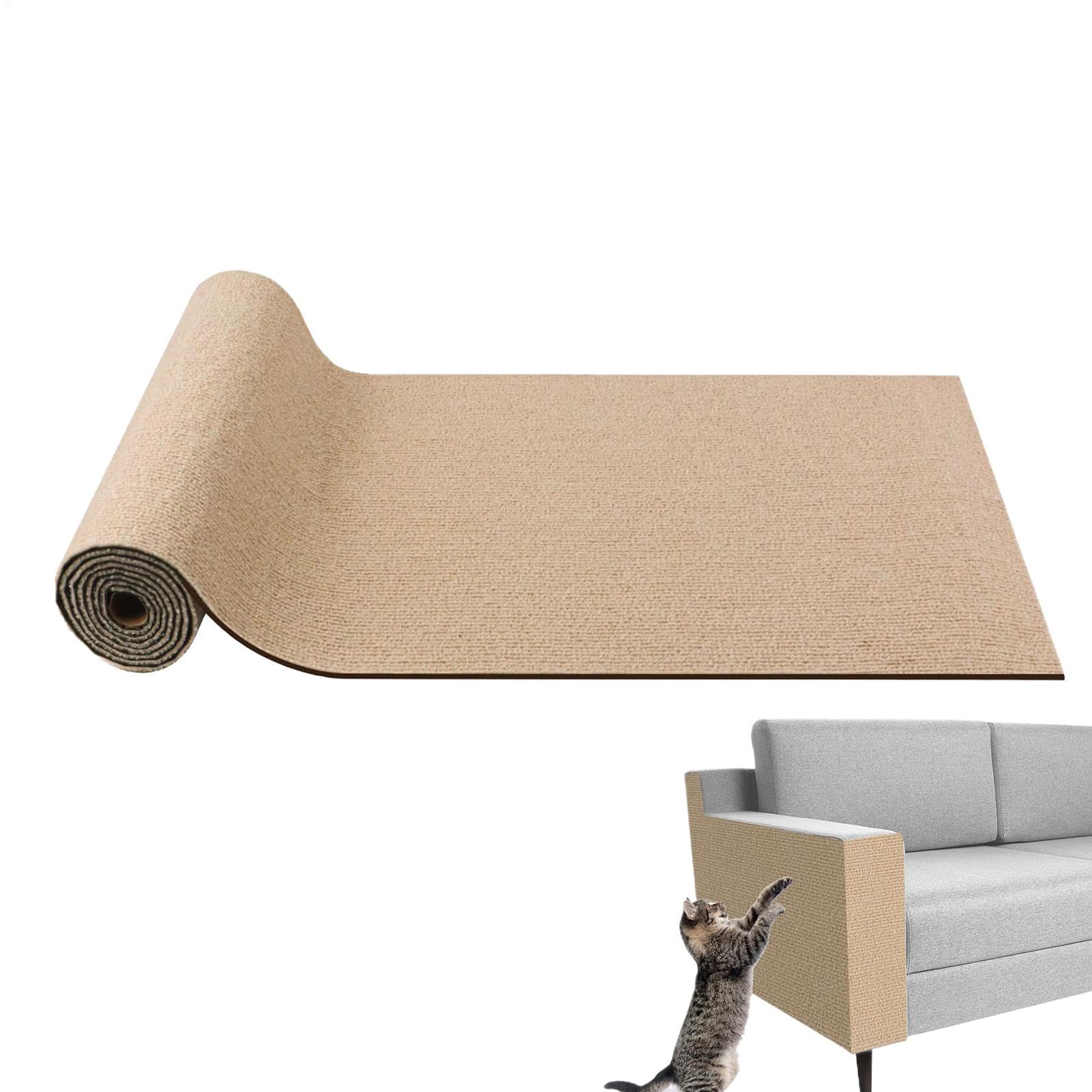Cat Scratching Carpet Floor Corner Scratcher Pad, Scratch Mat, Small