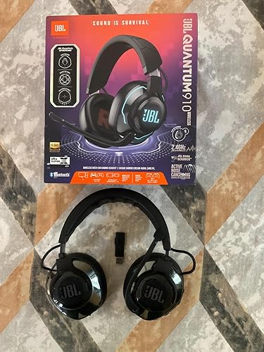 JBL Quantum 910 Wireless Over Ear Gaming Headset with Mic, ANC JBL Quantum 910 Wireless Over Ear Gaming Headset with Mic, ANC